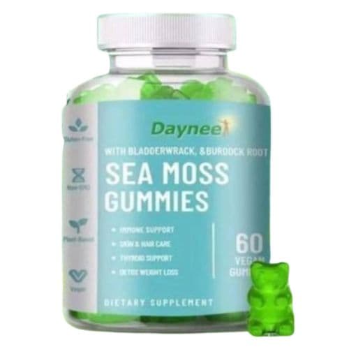 Complément Alimentaire SEE MOSS GUMMIES pour l'immunité, l'hydratation de la peau et la digestion, 60 gommes