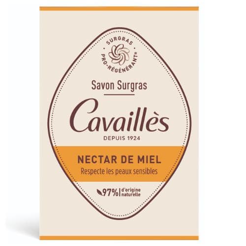 Savon Surgras Cavaillès NECTAR DE MIEL Pour Peaux Sensibles 200g