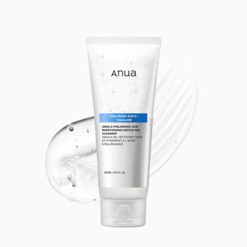 Gel nettoyant doux hydratant à l'acide hyaluronique ANUA 150ml