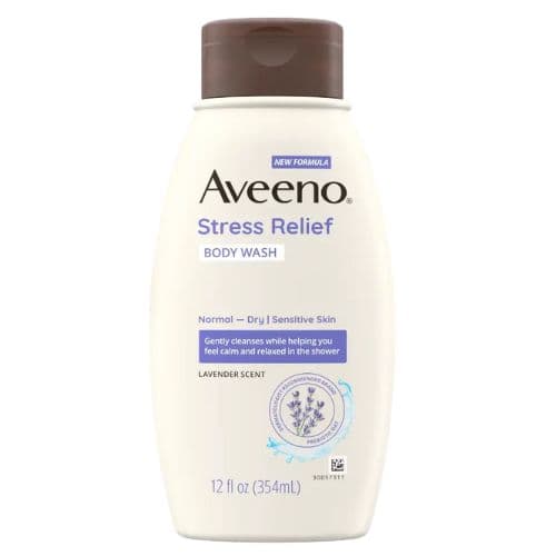 Gel douche anti-stress apaisant à l'avoine, parfum lavande AVEENO Stress Relief 354 ml