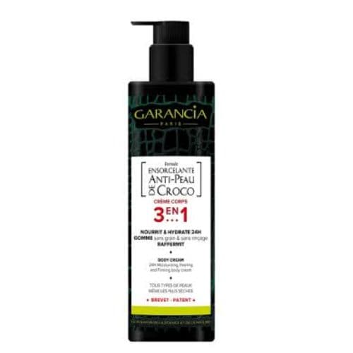 Crème corporelle polyvalente 3 en 1 Formule Ensorcelante Anti-Peau de Croco GARANCIA 400ml
