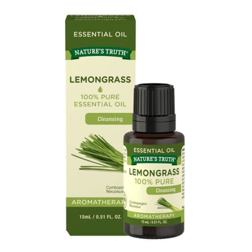 Huile essentielle de citronnelle pour diffuseur, aromathérapie et massage NATURE'S TRUTH, 15ml