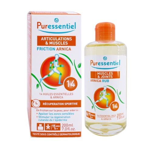 Huile de friction Arnica Articulations &amp; Muscles PURESSENTIEL 200ml