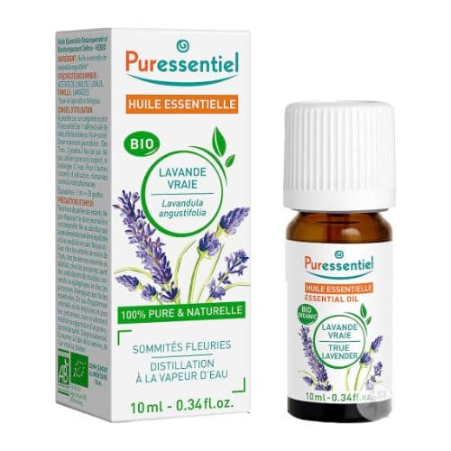 Huile essentielle de Lavande Vraie Bio PURESSENTIEL 10ml