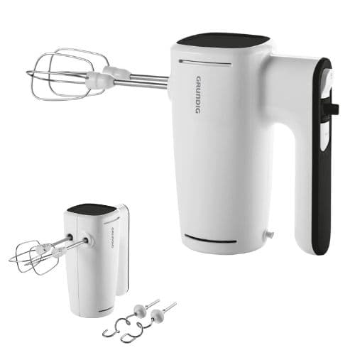 Batteuse à Main 4 Vitesses Fonction Turbo en Acier Inoxydable 425W Garantie 1 Mois