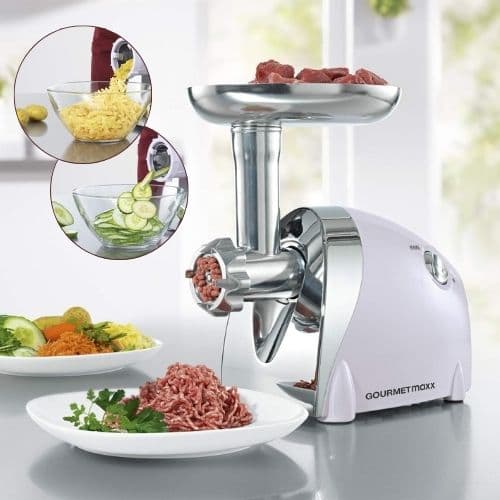 Hachoir à viande Gourmetmaxx 3 en 1 800W Garantie 1 mois