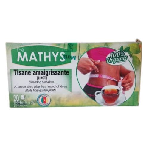 Tisane Amaigrissante Ventre Plat MATHYS 20 Sachets 40g